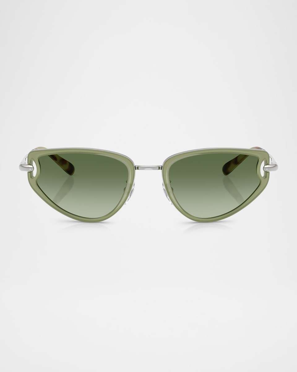 TY6115 Cat Eye Metal Sunglasses